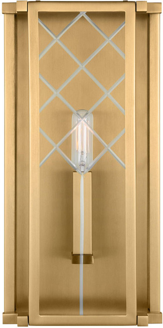 Visual Comfort Studio AW1161BBS Erro Contemporary Burnished Brass Lamp Sconce