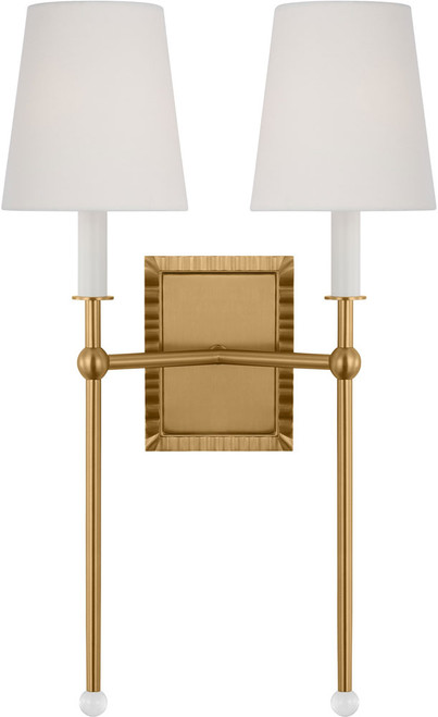 Visual Comfort Studio AW1202BBS Baxley Burnished Brass Wall Lamp