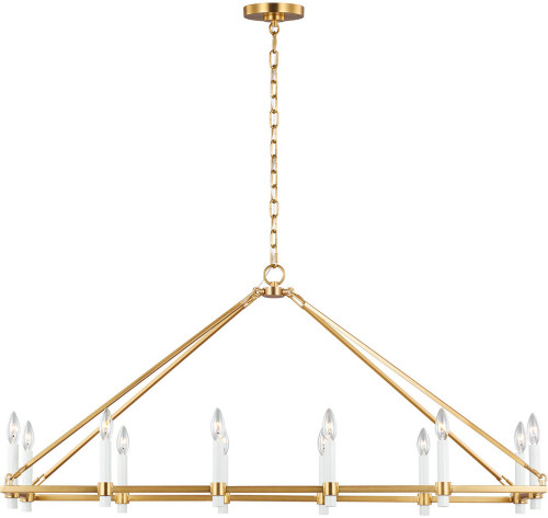 Visual Comfort Studio CC14612BBS Marston Modern Burnished Brass Kitchen Island Lighting