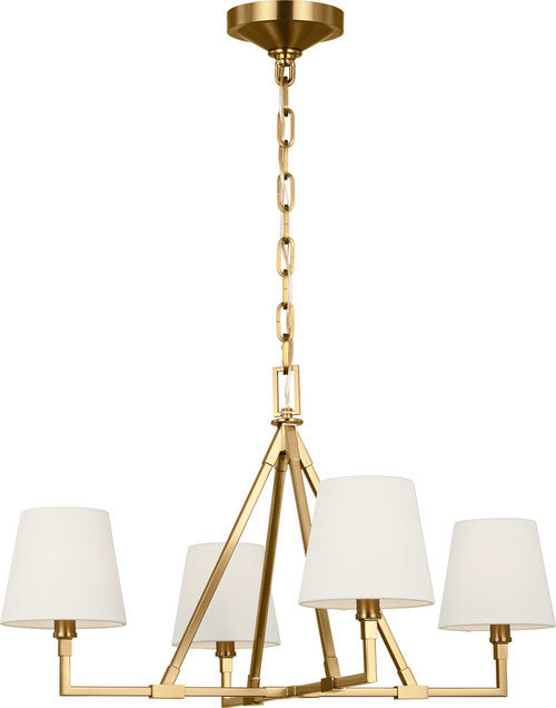 Visual Comfort Studio CC1744BBS Perth Burnished Brass Ceiling Chandelier