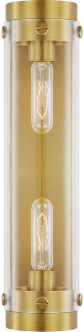 Visual Comfort Studio CW1002BBS Garrett Modern Burnished Brass Bathroom Sconce