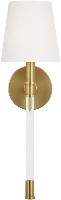 Visual Comfort Studio CW1081BBS Hanover Burnished Brass Lamp Sconce