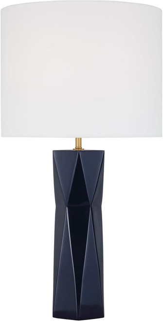 Visual Comfort Studio DJT1061GNV1 Fernwood Modern Gloss Navy LED Table Light