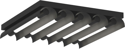 Visual Comfort Studio KF1095MBK Carson Modern Midnight Black LED Flush Mount Lighting Fixture