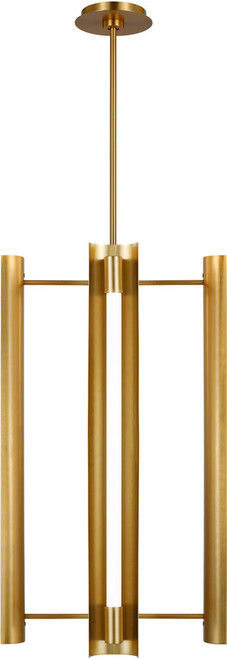 Visual Comfort Studio KP1104BBS Carson Modern Burnished Brass LED Hanging Pendant Lighting