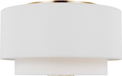 Visual Comfort Studio KSF1043BBS Sawyer Modern Burnished Brass Flush Lighting