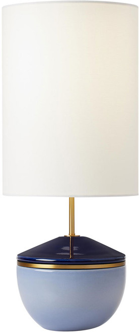 Visual Comfort Studio KST1091CPB1 Cade Modern Polar Blue LED Table Light