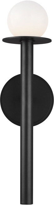 Visual Comfort Studio KW1001MBK Nodes Modern Midnight Black Wall Lighting Sconce