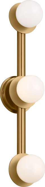 Visual Comfort Studio KWL1173BBS Nodes Contemporary Burnished Brass LED Bath Lighting