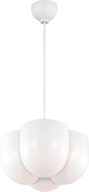 Visual Comfort Studio LXP1044MWT Cheverny Modern Matte White Hanging Light Fixture