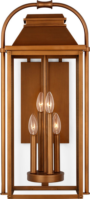 Visual Comfort Studio OL13202NCP Wellsworth Natural Copper Large Outdoor Light Sconce