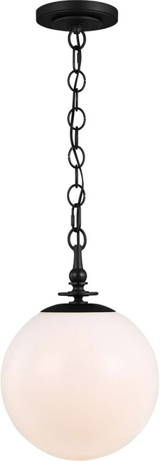 Visual Comfort Studio TP1041AI Capri Aged Iron Pendant Hanging Light