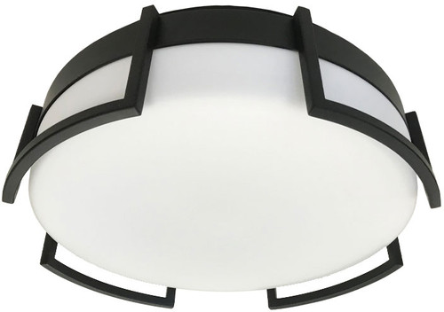 Vinci FM9806E-BK Modern Black LED Ceiling Light