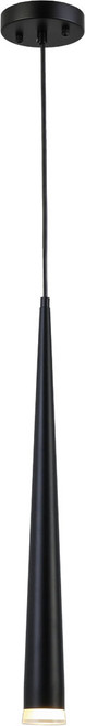Vinci P0417-1BK Vega Contemporary Black LED Mini Pendant Lamp