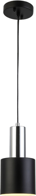 Vinci P1401CH/BK Modern Chrome / Black Mini Pendant Hanging Light