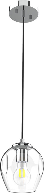 Vinci P2069-1CH Ellen Contemporary Chrome Mini Drop Ceiling Light Fixture