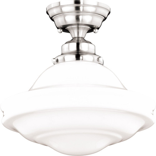 Vaxcel C0176 Huntley Satin Nickel Ceiling Light