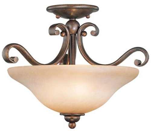 Vaxcel CF35417RBZ-B Monrovia Royal Bronze Ceiling Light