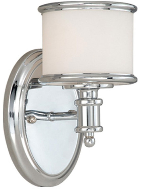 Vaxcel CR-VLU001CH Carlisle Chrome Finish 7.5" Wide Wall Sconce