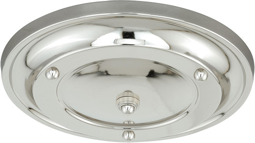 Vaxcel P0057 Satin Nickel Large Canopy Kit Multiple Pendant Holder