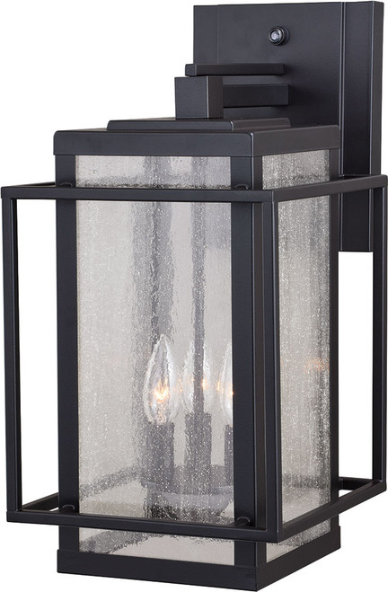 Vaxcel T0468 Hyde Park Contemporary Espresso Bronze Outdoor Wall Sconce Light