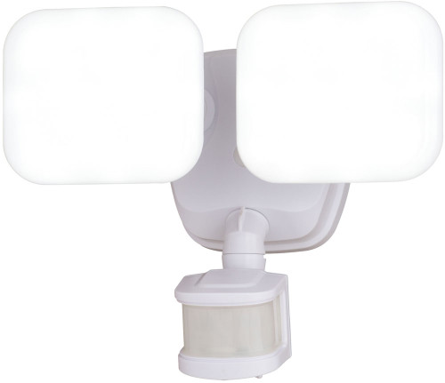 Vaxcel T0612 Theta White LED Dusk To Dawn Motion Sensor Wall Lamp