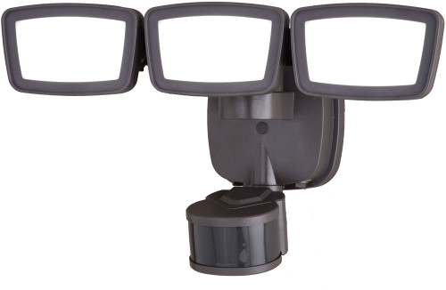 Vaxcel T0703 Contemporary Bronze LED Dusk To Dawn Motion Sensor Security Lighting