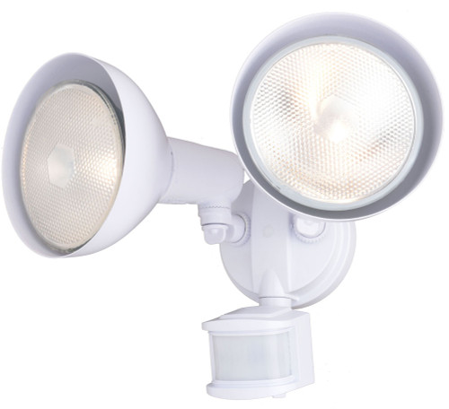 Vaxcel T0694 Modern White Dusk To Dawn Motion Sensor Security Light