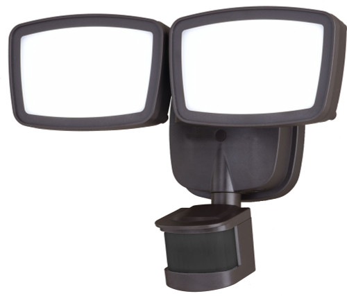 Vaxcel T0699 Contemporary Bronze LED Dusk To Dawn Motion Sensor Security Lighting