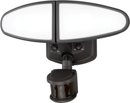 Vaxcel T0783 Palatine Modern Bronze LED Dusk To Dawn Motion Sensor Security Light