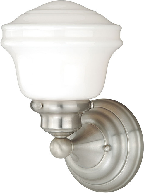 Vaxcel W0167 Huntley Satin Nickel Wall Mounted Lamp