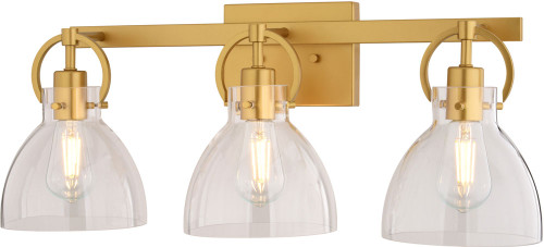 Vaxcel W0500 Ogden Modern Gold 3-Light Bath Lighting