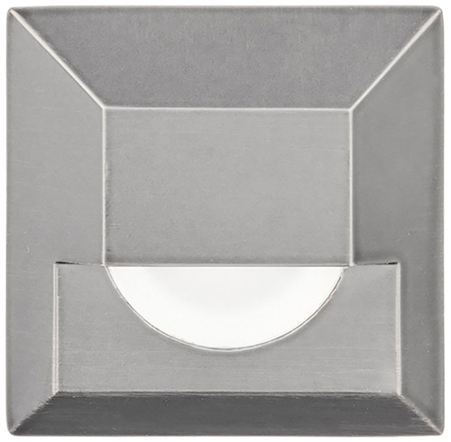 WAC Lighting 2061-SS Contemporary Marine Grade Stainless Steel LED Square Beveled Half Square Top Inground Outdoor Landscape Light