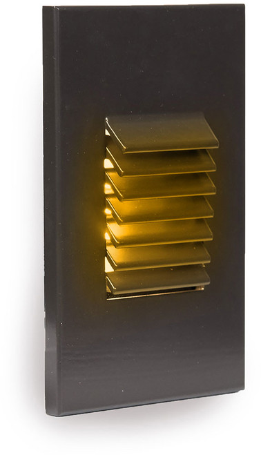 WAC Lighting 4061-AMBZ Modern Bronze LED Louvered Indoor Step Light