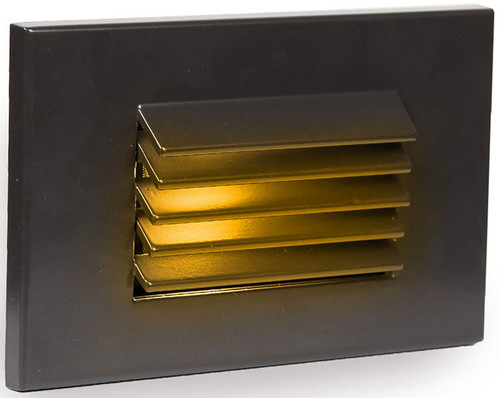 WAC Lighting 4051-AMBZ Contemporary Bronze LED Louvered Indoor Step Lighting