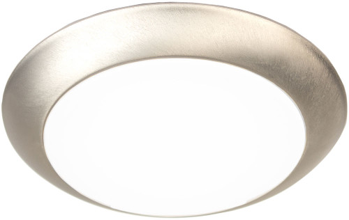 WAC Lighting FM-306-BN Disc Modern Brushed Nickel LED 7.4" Flush Mount Ceiling Light Fixture