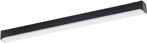 WAC Lighting LU-08-BK Undercabinet Strip Contemporary Black LED 8" Linear Strip Light Plug & Play