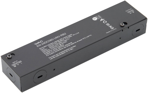 WAC Lighting LU-24DC060-UNV-RB2 Undercabinet Strip Modern Linear Strip Light Plug & Play Remote Power Supply