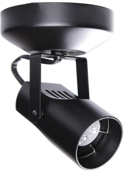 WAC Lighting ME-007LED-BK Spot 007 Contemporary Black LED Indoor Spot Light