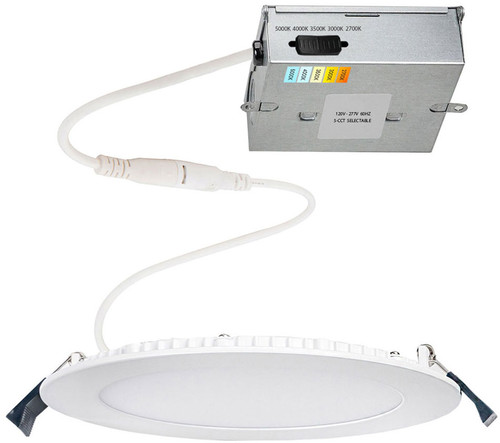 WAC Lighting R4ERDR-W9CS-WT Lotos Modern White LED Down Lighting Complete Kit