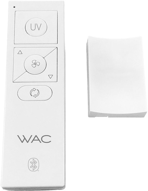 WAC Lighting RCUV-WT White Ceiling Fan Wireless Bluetooth Remote Control