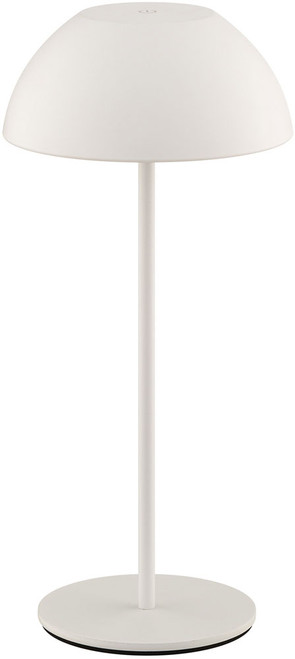 WAC Lighting TL-W251511-CS-WT Channing Contemporary White LED Rechargeable Outdoor Side Table Lamp