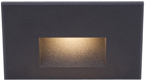 WAC Lighting WL-LED100-C-BK Contemporary Black LED Indoor Step Lighting