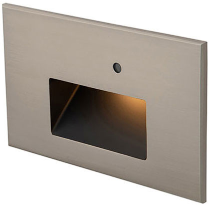 WAC Lighting WL-LED102-BN Modern Brushed Nickel LED Photocell Indoor Step Lighting