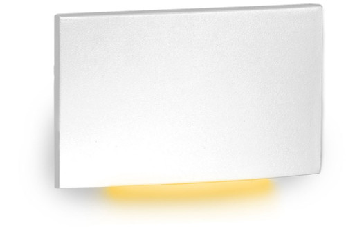 WAC Lighting WL-LED110-AM-WT Modern White LED Amber Scoop Indoor Step Light