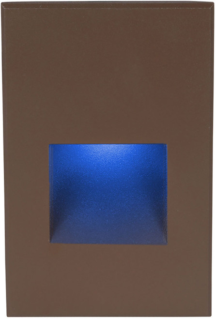 WAC Lighting WL-LED200-BL-BZ Contemporary Bronze LED Blue Indoor Step Light