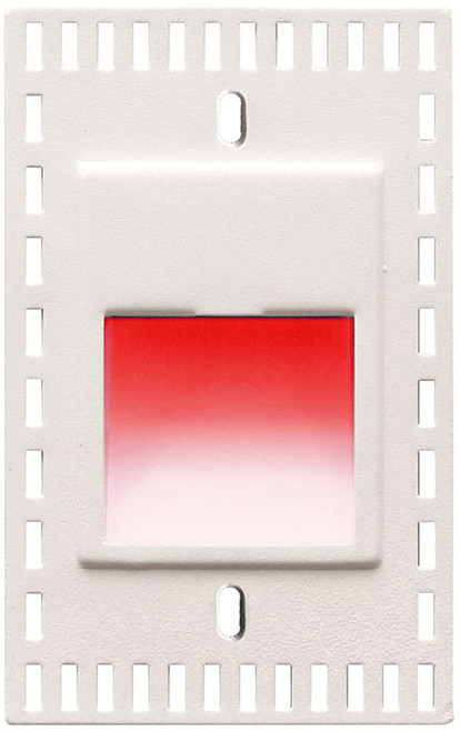 WAC Lighting WL-LED200TR-RD-WT Modern White LED Red Invisible Trim Indoor Step Light