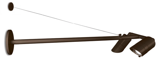 WAC Lighting WP-LED529-ABZ Endurance Modern Bronze LED Sign Lighting