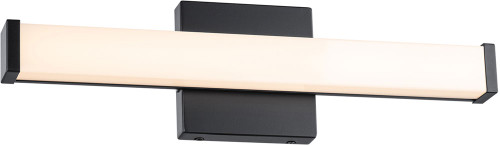 WAC Lighting WS-240818-CS-BK Slim Contemporary Black LED 18" Bathroom Lighting Fixture