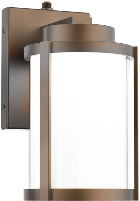 WAC Lighting WS-W250110-CS-BZ Lantern Modern Bronze LED Exterior Sconce Lighting
